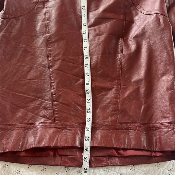 Vintage Jeffery genuine Leather Jacket in Redish Brown - Picture 7 of 10